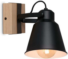 - Lampada Da Parete in Legno