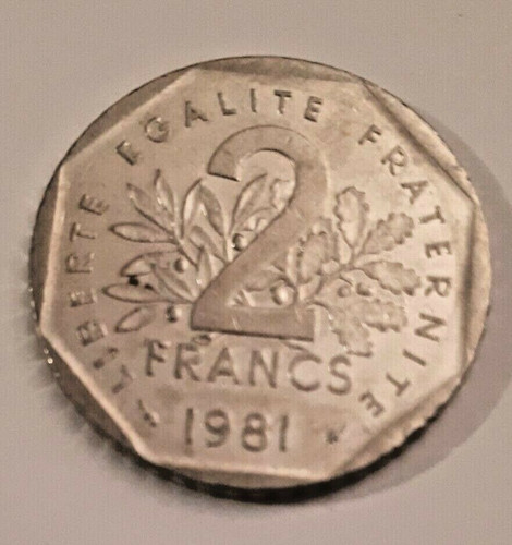 Moneta franchi del 1981 - da,