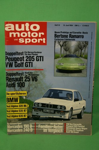 Ams bmw alpina b6 - ams, 12/84