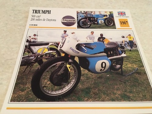 Carta moto triumph 500 - moto,