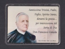 Holy card relic del Venerable
