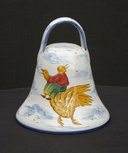Campana ceramica firmata