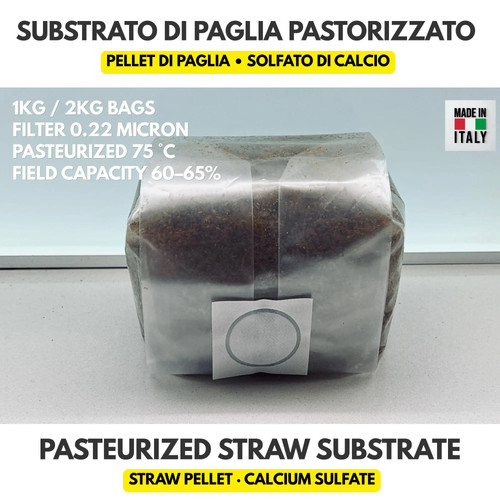 Substrato funghi paglia - substrato,
