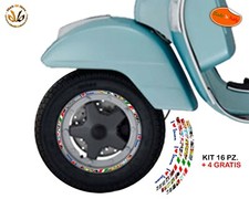 Vespa love cartoon sticker