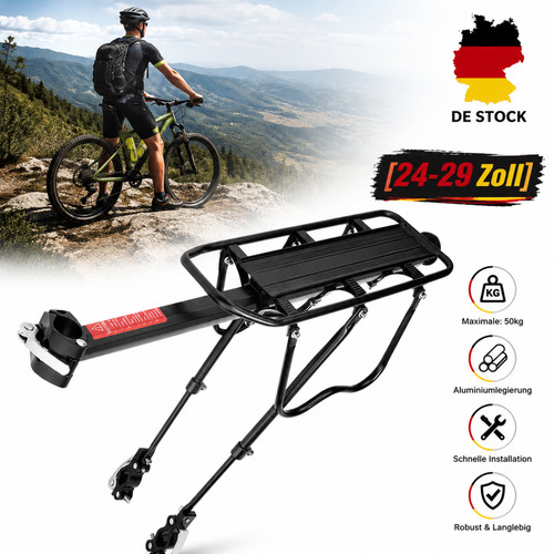 Portapacchi bici alluminio per