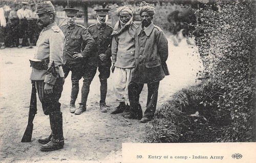 Postcard military wwi entry - military,
