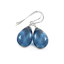 Orecchino topazio blu Londra