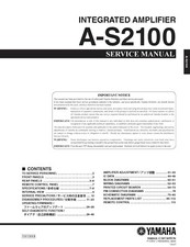 Manuale di servizio per Yamaha