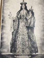 PUGLIA-BARI-ALTAMURA-ANTICA STAMPA DEVOZIONALE-MADONNA DEL BUONCAMMINO-1910