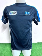 MAGLIA SCOTLAND RUGBY NO MATCH WORN ISSUE SHIRT JERSEY CAMISETA VINTAGE 2015