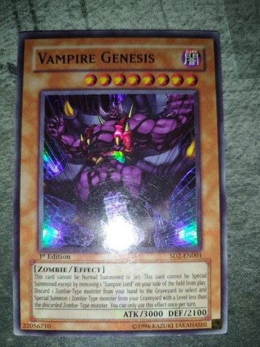 Vampire genesis - yu-gi-oh!,