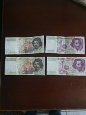 banconote italiane lotto 4  pezzi
