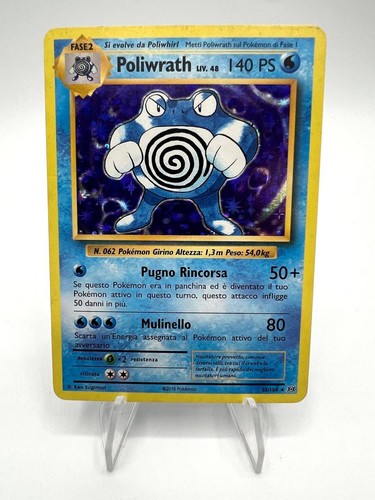 Carta pokemon poliwrath - pokemon,