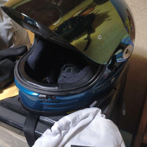 Casco integrale shoei blu - casco,