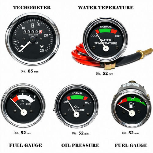 Set manometro 12v temperatura - manometro,