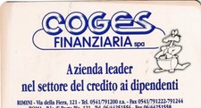 Calendarietto - coges - finanziaria - rimini - anno 2002