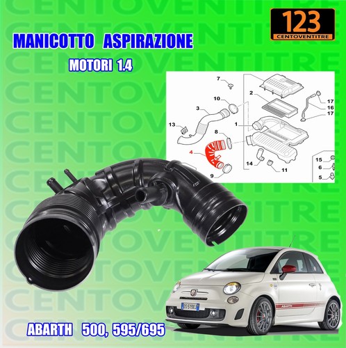 Tubo manicotto aspirazione 4 - tubo, 1.4