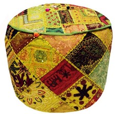 Nuovo pouf indiano patchwork