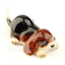 Casa Delle Bambole Miniatura Ceramica Cucciolo di Beagle