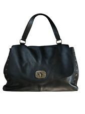Borsa Donna Pelle Postino Mano Tracolla Manici Bauletto Donna leather handbag