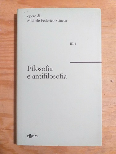 Libro michele federico sciacca - libro,