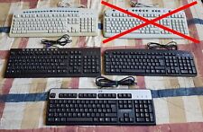 Lotto di 4 Tastiere PS/2 Standard e Multimediale per desktop PC - HP