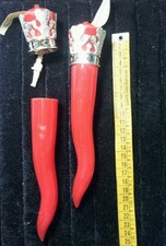 1 corno imperiale  rosso porta