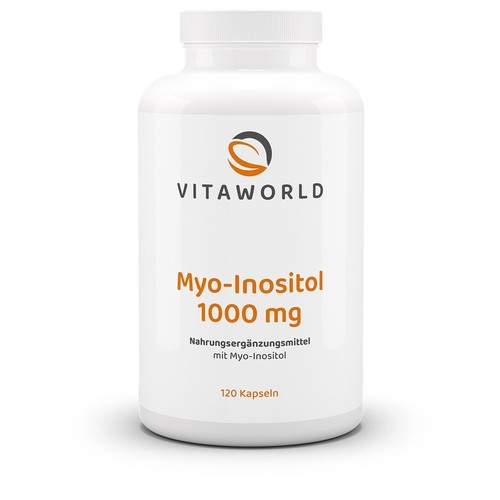 Myo inositol 1000mg 120caps - myo,