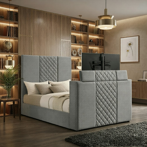 Struttura letto lusso - tv, in