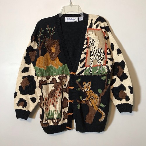 Cardigan maglia grossa - , animale