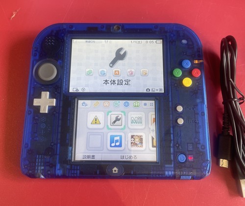 Nintendo 2ds blu - blu, trasparente