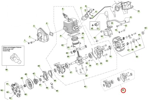 Kit carter motore originale - kit,