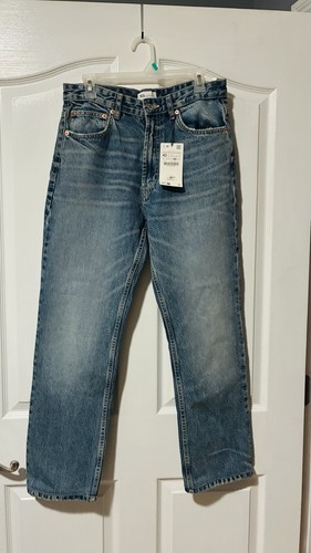 Zara women blue cotton - cotton, denim