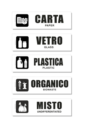 Set adesivi raccolta - set,