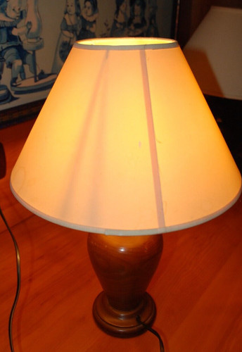 Lume tavolo legno - lume,