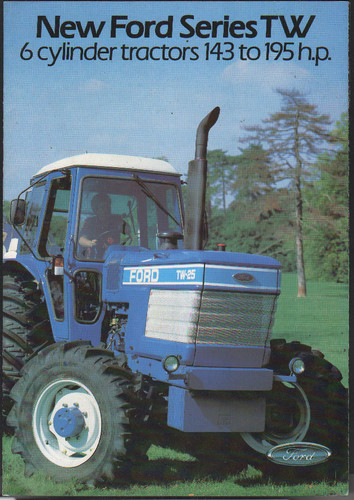 Foglietto brochure trattore