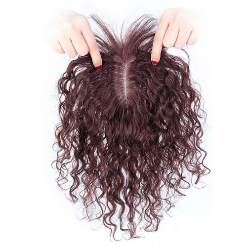 Toupee capelli umani ricci