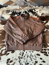 Giacca uomo pelle marrone vera