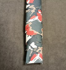 VERA PELLE OVINO STAMPA MIMETICA CAMUFLAGE CONCIA FREE METAL PELLETTERIA HOBBY