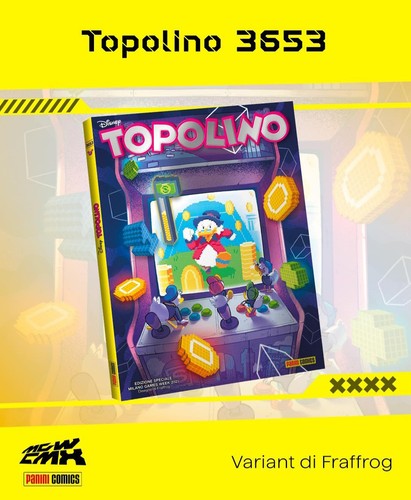 Topolino 3653 variant - variant, fraffrog
