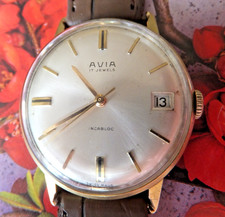 Orologio Avia placcato oro