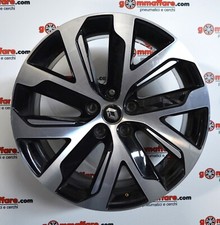 4 cerchi lega renault koleos nissan qashqai r19 nero lucido diamantato lt001273