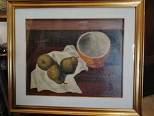 Rodolfo Cristina Pozzallo Ragusa 1924-1979  Natura con tazza" Pittura Siciliana 