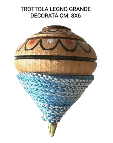 Trottola legno artigianale - trottola,