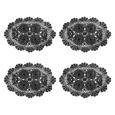 4pcs 18x12"" Handmade Crochet