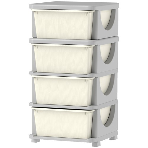 Homcom cassettiera plastica - in,