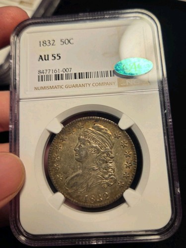1832 50c capped - capped, bust