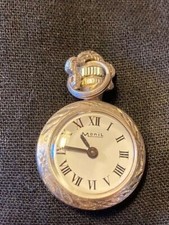 Silver Pendant Clock 