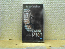 VHS--PADRE PIO---SERGIO CASTELLITO--ORIGINALE-SIGILLATO