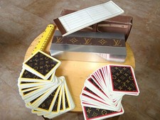 LUIS VUITTON SET CARTE DA GIOCO  VINTAGE MADE FRANCE CARD DECKS SET